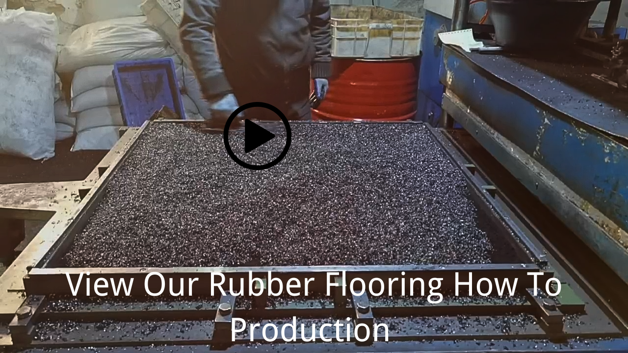 gym rubber flooring production