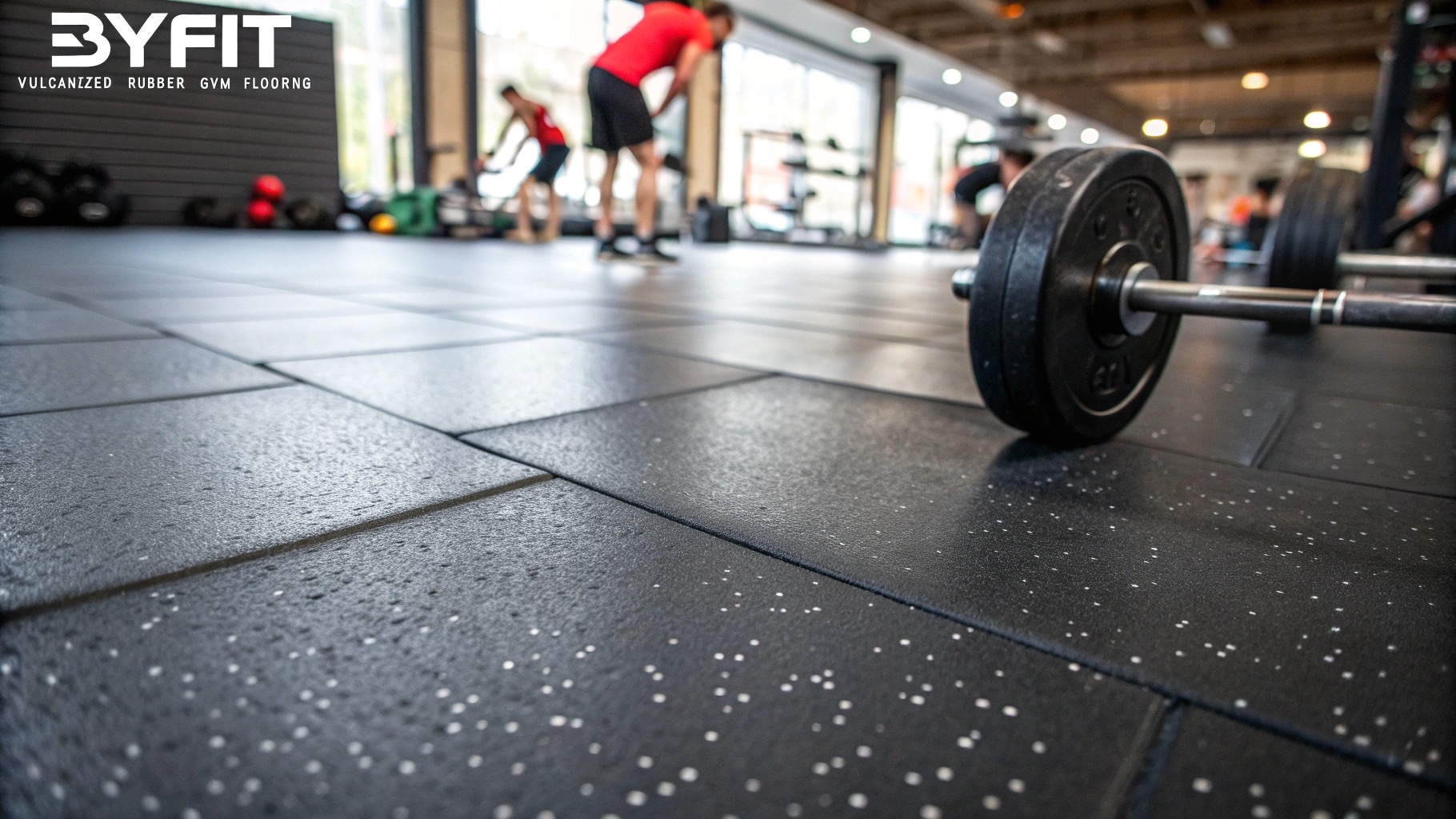 ![High-quality BYFIT Vulcanized Rubber Gym Flooring in use](#placeholder_link2)